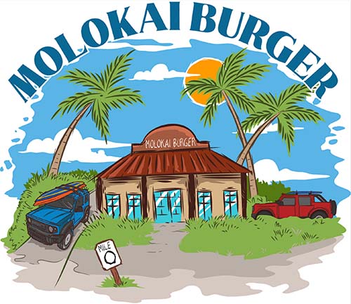 Local Burger Restaurant Molokai